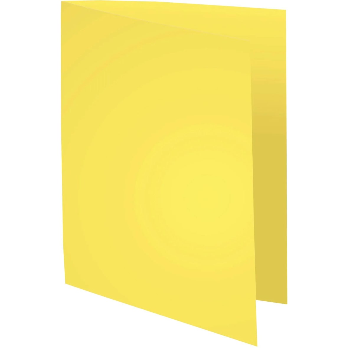 Exacompta  Cod. 421005E - Cartelle semplici con bordo più stretto Forever® 170 - F.to 24x32cm -  giallo - 5 Confezioni da 100 pz.