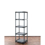 thumbnail of PROREGAL Kunststoffregal BIG GREY BEAR Tall, HxBxT 180x70x46cm, Fachlast 160kg, Grau Kunststoff-Regal Euro-Regal Stecksystem Lagerregal