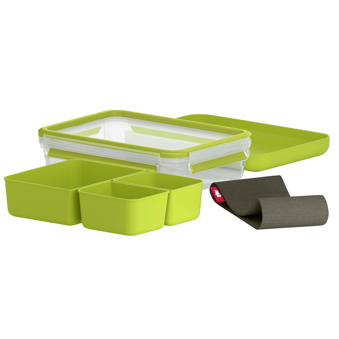 Emsa Lebensmittelbox CLIP & GO Grün