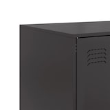 thumbnail of vidaXL Highboard Schwarz 67x39x95 cm Stahl