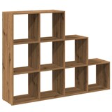 thumbnail of vidaXL Raumteiler-Bücherregal 3 Stufen Artisan-Eiche 137,5x29x103,5 cm