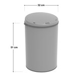 thumbnail of SVITA Sensor-Mülleimer 30L Stahl Mülleimer mit Sensor Abfalleimer Küche Weiß