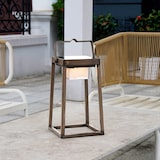 thumbnail of Lumisky Verona 30 cm hohe, batteriebetriebene Solarlaterne Aluminium Braun