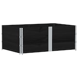 thumbnail of Helloshop26 - Hochbeet für Pflanzen Blumen Terrasse Garten 150 x 100 cm massives schwarzes Kiefernholz 02_0037425