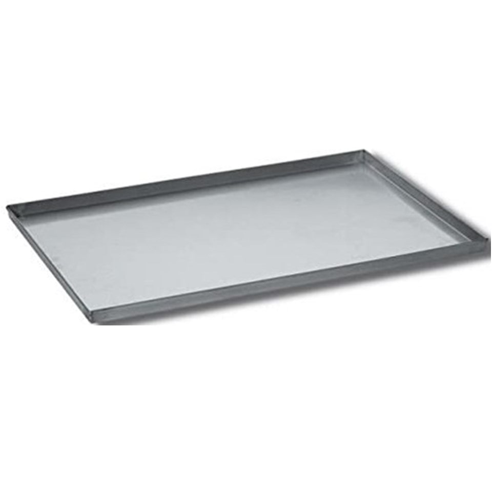 Mondialchef - Teglia da forno professionale in lamiera alluminata, dim. cm 60x40x2h