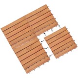 thumbnail of Casaria 66x Holzfliesen Eukalyptus 30x30cm