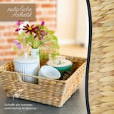 thumbnail of HMF 37269-30CM Geschenkkorb leer, Aufbewahrungskorb geflochten aus Wasserhyazinthe | 30 x 30 x 12 cm