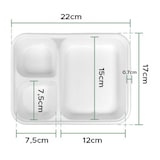 thumbnail of MONOUSO - Tabuleiro de Cana-de-Açúcar para Nachos 3C 16,5x21,5x3,5cm (50 Uds)