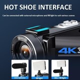 thumbnail of Caméscope Numérique 4K Avec Écran Tactile Zoom 40X Microphone Et Objectif Grand Angle YONIS