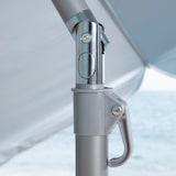 thumbnail of Sombrilla playa antiviento Ø200 cm c/mástil inclinable y protección UV50 azul Aktive