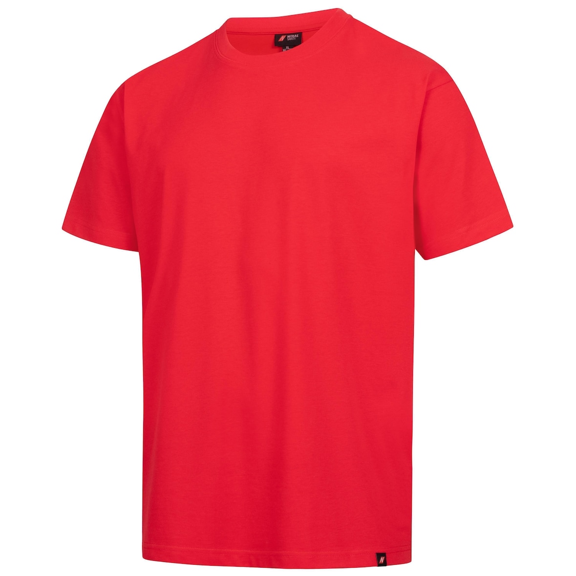 Nitras Motion Tex Plus T-Shirt  | Gr. L | Arbeitsshirt f. Herren | rot