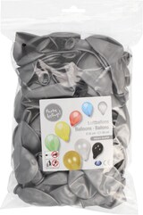 thumbnail of 100 Luftballons Ø 25 cm silber