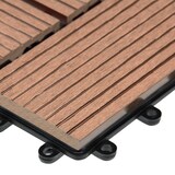 thumbnail of Casaria WPC Fliesen 11x Mosaik Terrakotta