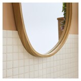 thumbnail of Miroir galet chêne OAKY 40x65