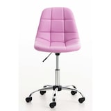 thumbnail of Chaise de bureau Emil similicuir Rose