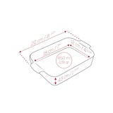 thumbnail of PEUGEOT Keramik Auflaufform APPOLIA 22cm Rechteckig Schiefergrau Spülmaschinenfest