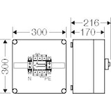thumbnail of Hensel Mi-Lastschaltergehäuse Mi 7215 20001482