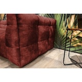 thumbnail of Sofá KAWOLA ROSARIO de 2 plazas de terciopelo burdeos