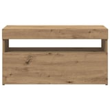 thumbnail of vidaXL TV-Schrank mit LED-Leuchten Artisan-Eiche 75x35x40 cm