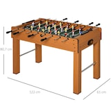 thumbnail of HOMCOM Mesa de matraquilhos para salas de jogos ou em casa fácil de montar com 8 barras e 2 bolas 122x61x80,7cm