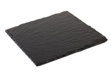 Aps - Ardesia naturale-piatto quadro cm 25x25