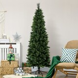 thumbnail of HOMCOM Árvore de Natal Artificial 180 cm Árvore de Natal com 648 Ramos Fácil de Montar e Base Desmontável de Aço Ø70x180 cm Verde
