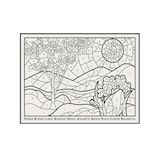 thumbnail of Verpakking van 500 individuele placemats gedecoreerd papier landschap 28x40,5 offsetdruk 80gr