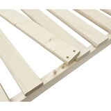 thumbnail of Niederflurbett metallfrei 80x200 Futon metallfreier Lattenrost, Fichte unbehandelt V-60.97-08 mit Matratze