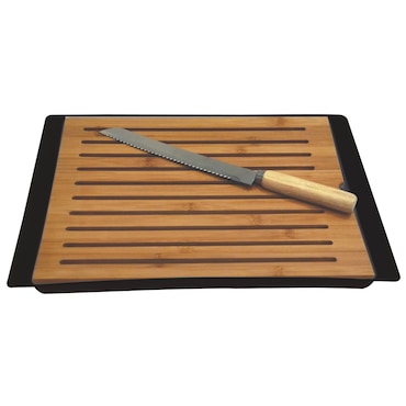 Cook Concept   Tabla pan con cuchillo 27x38 cm   KA1630