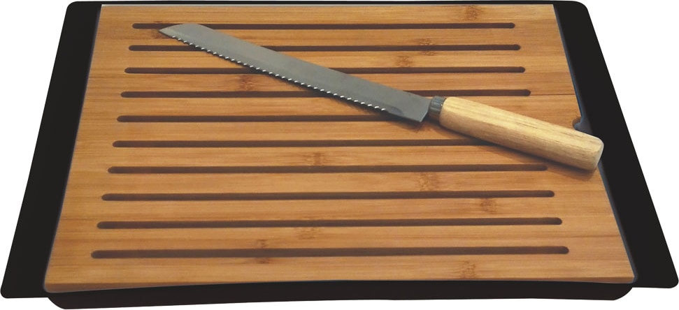 Cook Concept   Tabla pan con cuchillo 27x38 cm   KA1630