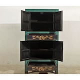 thumbnail of OPIUM OUTLET mobile cassettiera credenza armadio matrimonio 33723-3 "Oceanflowers" blu vintage asiatico cinese orientale