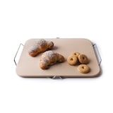 thumbnail of Excelsa pierre de cuisson pizza Nonsolopizza céramique 41,5xH3,5x31,5 cm beige
