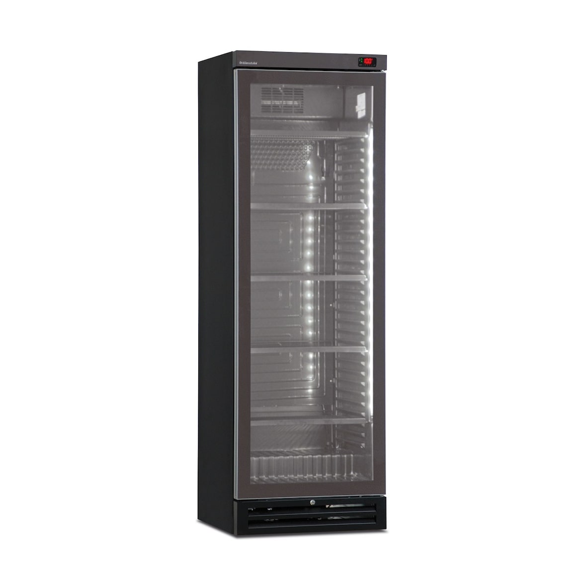Frigo vetrina  bibite nero temperatura 0 + 10° C mm  600x624x1850h