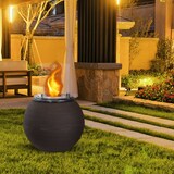 thumbnail of Chimenea de bioetanol con brasero para jardín, suelo para interior y exterior BOTTICELLI Terra Marrone d.40 x h54
