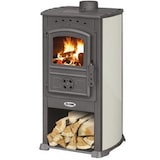 thumbnail of Stufa riscaldamento a legna con struttura in acciaio 7,3 kW Koral -  beige