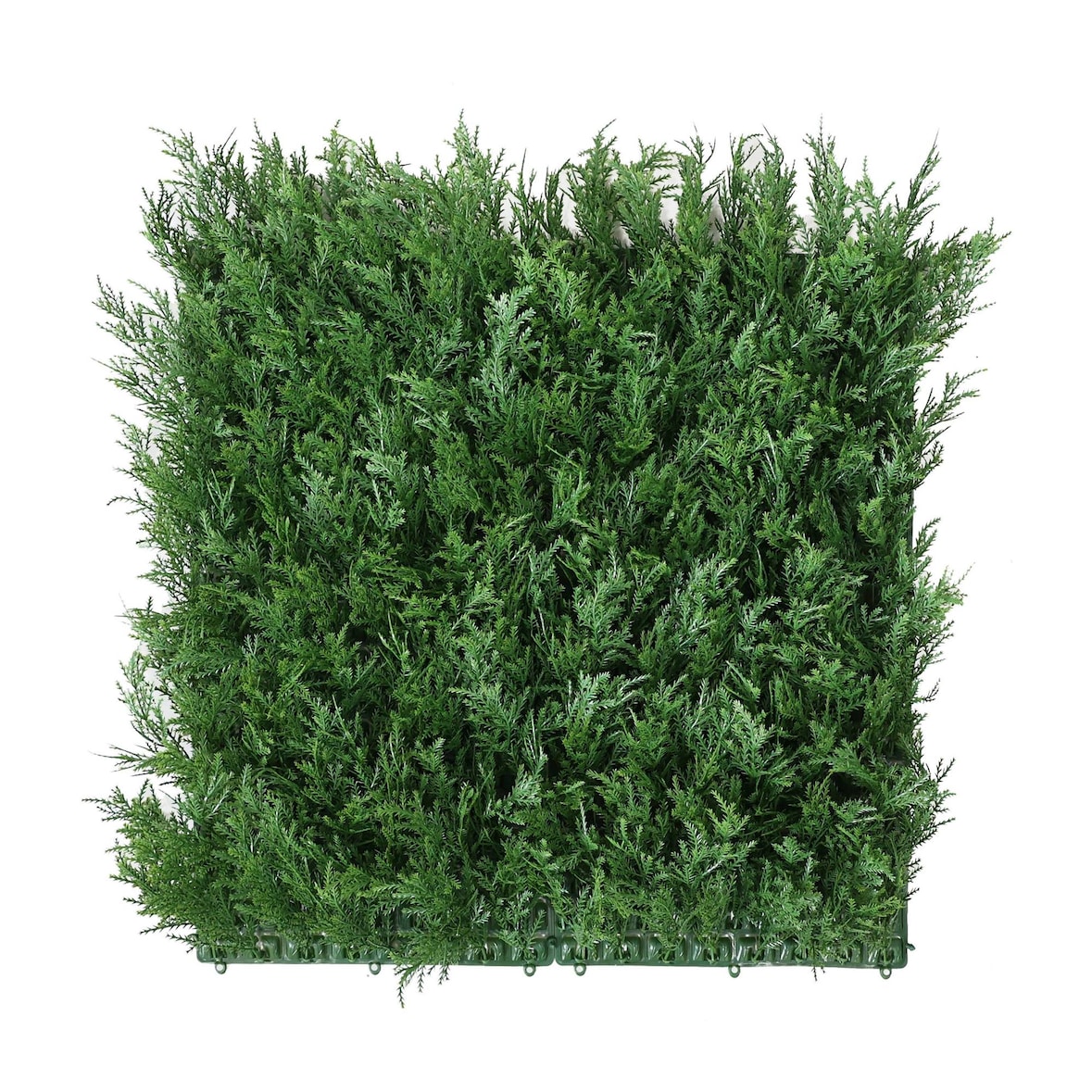 WellHome – Jardim Vertical Artificial – Painel de Sebe 100x100 cm para interiores e exteriores – na cor verde