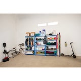 thumbnail of Metalen rekken Simonclick 5 legborden. Kleur Anthracite/Galva 1800x800x400 mm