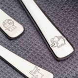 thumbnail of Leonardo BAMBINI Kinderbesteckset 4-teilig Krokodil, Elefant, Löwe