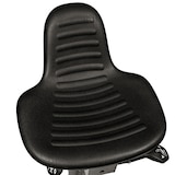 thumbnail of Taburete / silla de trabajo TOP WORK 34 PU negro espuma marco métalico hjh OFFICE