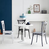 thumbnail of Chaise blanche style BISTROT en résine polypropylène