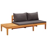 thumbnail of vidaXL 4-tlg. Garten-Lounge-Set mit Dunkelgrauen Kissen Akazienholz