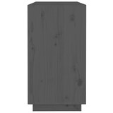 thumbnail of vidaXL Sideboard Grau 100x40x75 cm Massivholz Kiefer