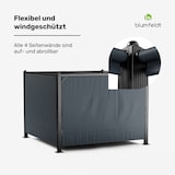 thumbnail of Pantheon Cortina Pavillon 3x3m | wetterbeständig | Aluminium | pulverbeschichtet | Rollläden Anthrazit / Schwarz