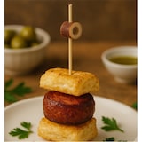 thumbnail of MONOUSO - Fingerfood Spieße mit Rotem Ring 12cm in Schachtel (100 Stück)