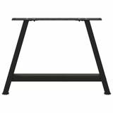 thumbnail of vidaXL Couchtischbeine A-Form 2 Stk. Schwarz 60x(42-43) cm Stahl