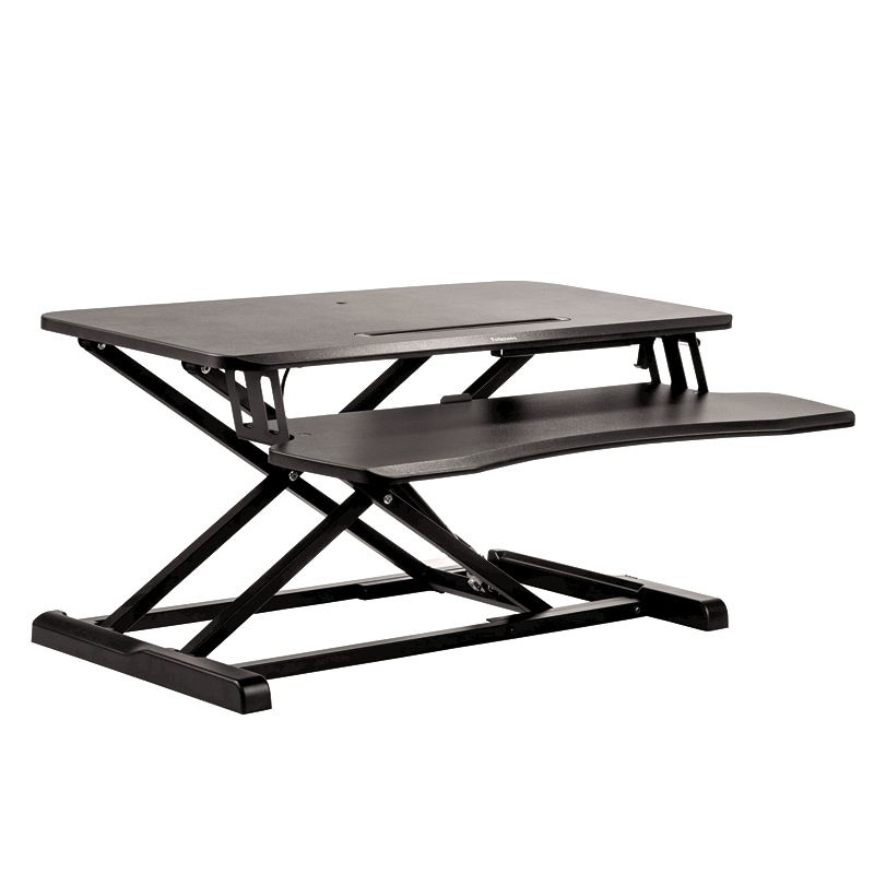 Fellowes Estação de trabalho Sit-Stand Lotus™ Corsivo. Cor Preta