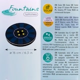 thumbnail of LED Solar Teichpumpe leuchtend schwimmende Fontäne Springbrunnen Gartenteich
