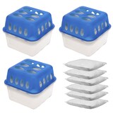 thumbnail of 3 Stück Innenraum Raumentfeuchter Luftentfeuchter + 6 x Granulat 400g
