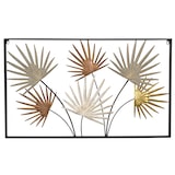 thumbnail of Décoshop26 - Décoration murale motif feuille multicolore en métal 100x5x60 cm DEC05070