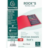 thumbnail of Exacompta 210018E 100er Packung Aktendeckel ROCK''S 210 24x32cm - Schwarz